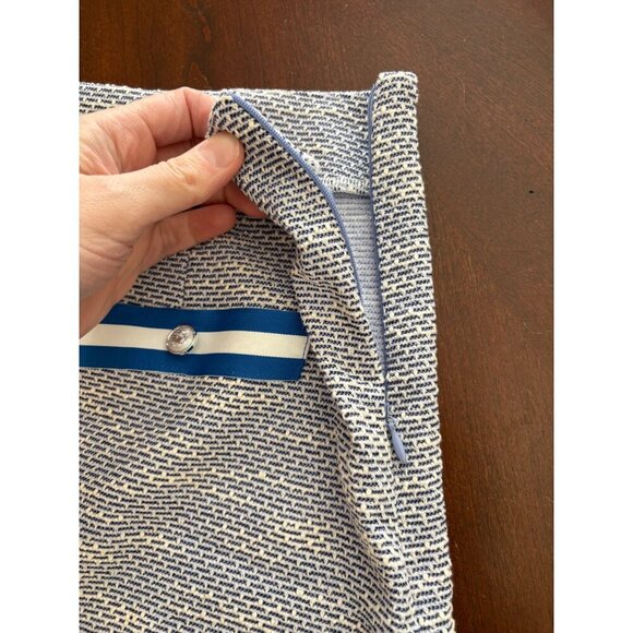 AQUA NWT Stretch Tweed Mini Skirt in Blue Size XL - Picture 9 of 11